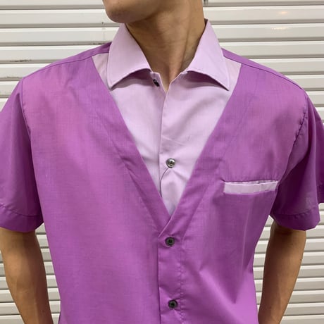 70s BOWLING SHIRT [19345]