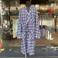 70'S TOWN CRAFT PLAID GOWN COAT［17122］