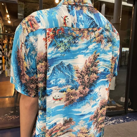 60s HAWAIIAN SHIRT [19397]