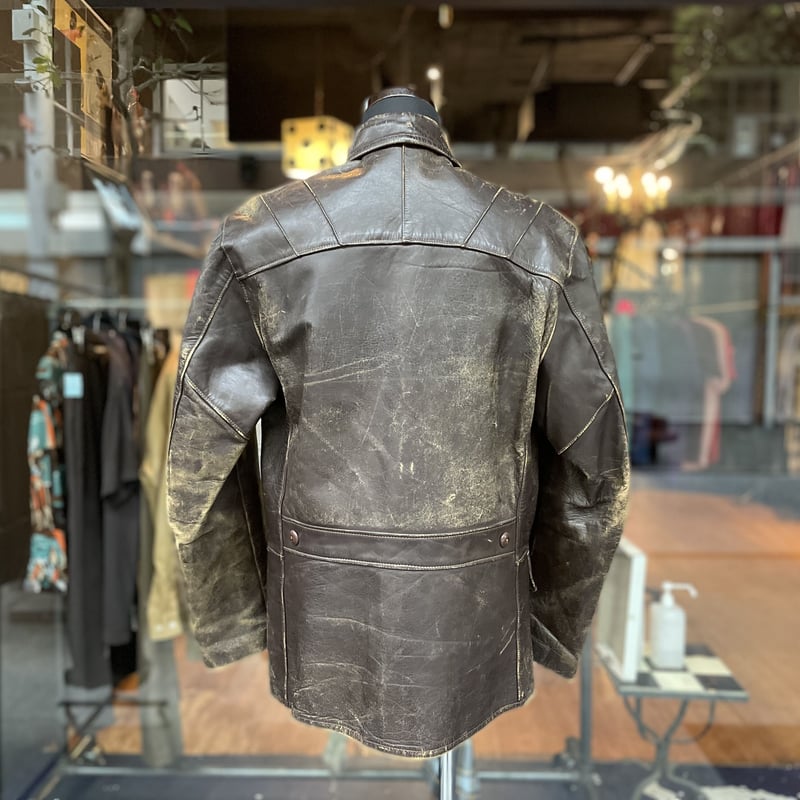 ジャケット・アウター Vtg TENDERROIN horse leather combi coat ジャケット・アウター Vtg TENDERROIN horse leather combi coat