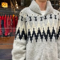 70~80s COWICHAN KNIT JACKET [19647]