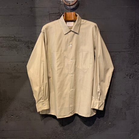 60-70s OPEN COLLAR SHIRT［19228］
