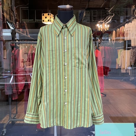 70's Stripe Dress Shirt［18614］