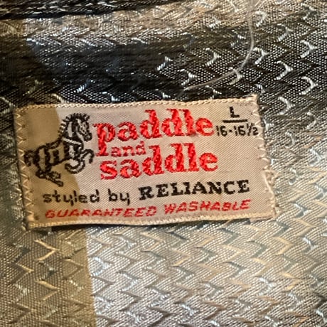 60s OMBLE STLIPE BOX SHIRT [19678]