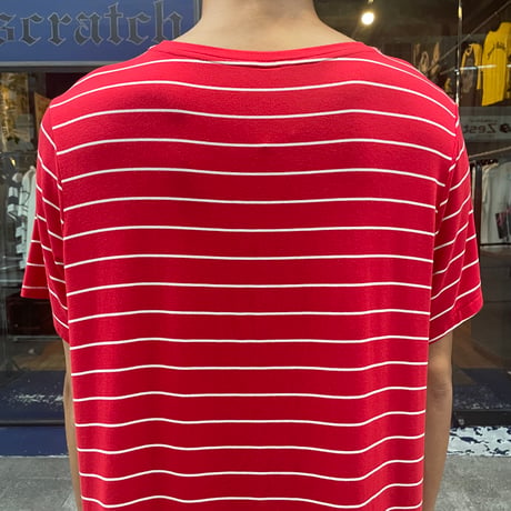 S/S VISCOSE BORDER TEE [19482]