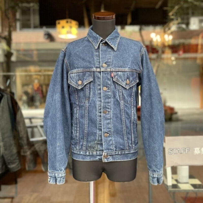 80′S LEVI'S 70411-9318 FLANNEL LINER DENIM JACK