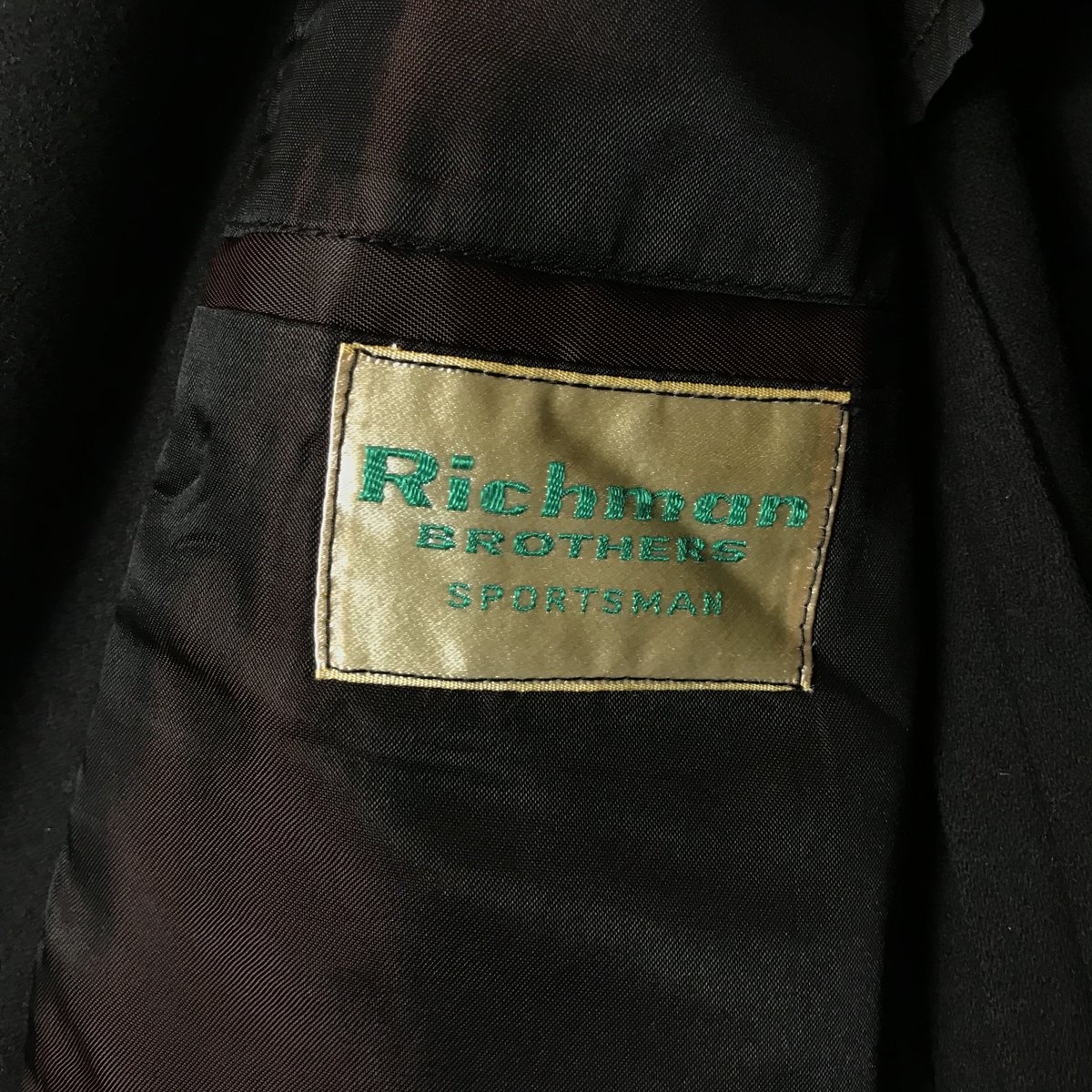 50年代 RICHMAN BROTHERS テーラードジャケット フォーマル ネイビー (メンズ XL相当)   N9286