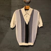 70s Wool Knit Polo Shirt［18801］