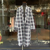 60's Check Flannel Gown［18220］