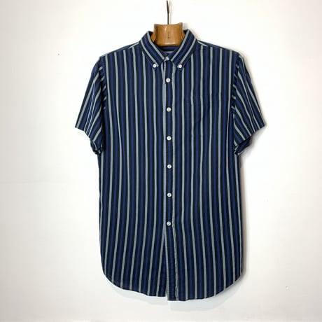 S/S COTTON STRIPE SHIRT［14140］