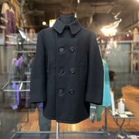 60'S FOX KNAPP WOOL PEA-COAT［17109］