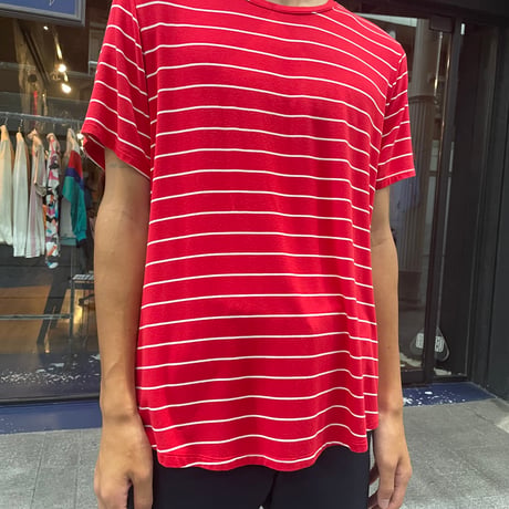 S/S VISCOSE BORDER TEE [19482]