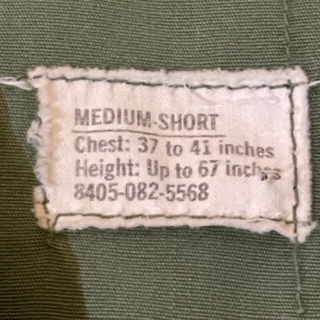 60s JUNGLE FATIGUE JACKET 3rd [19707]