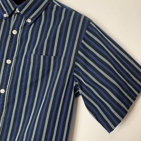 S/S COTTON STRIPE SHIRT［14140］