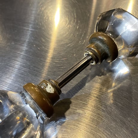 ANTIQUE GLASS DOOR KNOB［16772］