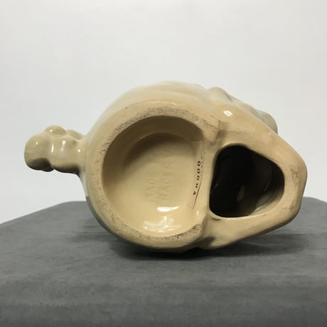 OLD CERAMIC SKULL MUG［11665］