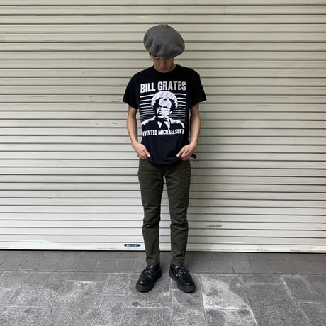 PRINT T-SHIRT　BILL GRATES［14097］