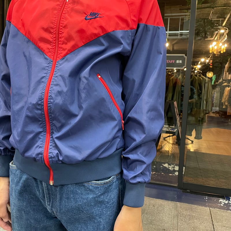 80s ”NIKE”NYLON HOODIE JACKET [19484] | Scratch