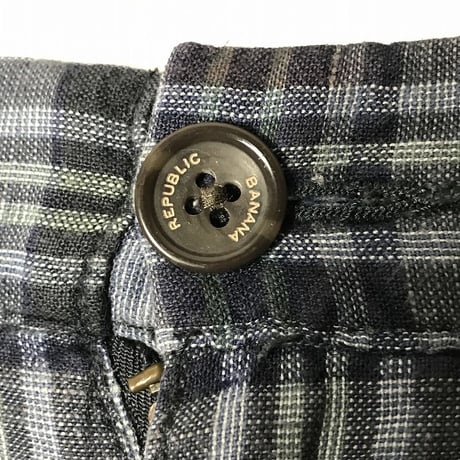 CHECK SHORT PANTS　BANANA REPUBLIC［8879］