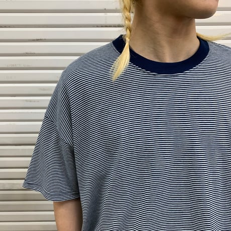 S/S BORDER TEE [19279]