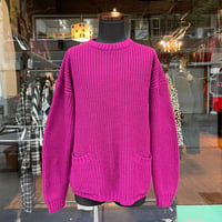 Pocket Acrylic Knit Sweater［18705］