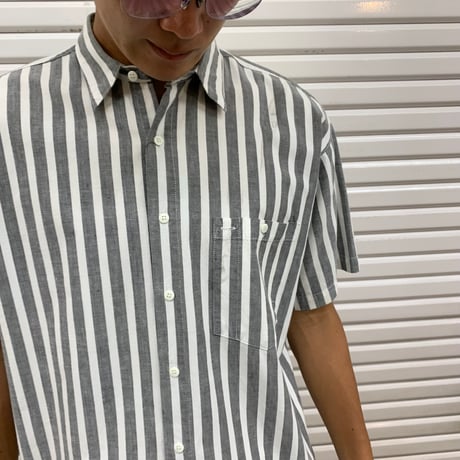 90s S/S STRIPE SHIRT [19419]