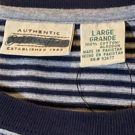 80~90s S/S Border Tee [19838]