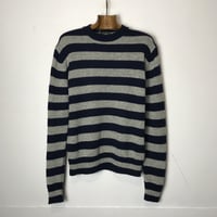 BORDER KNIT SWEATER[10010]