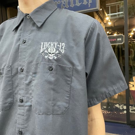 S/S PRINTED WORK SHIRT [19396]