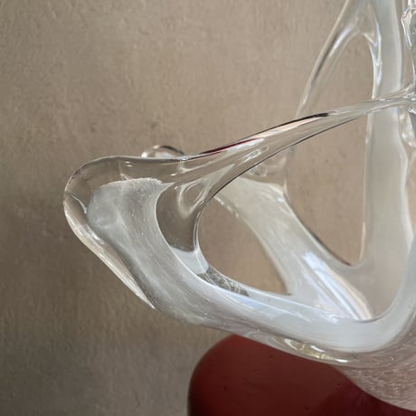 Vintage DESIGN GLASS OBJECT［17347］