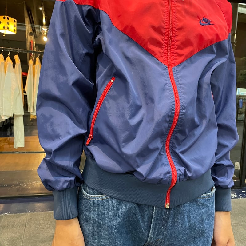 80s ”NIKE”NYLON HOODIE JACKET [19484] | Scratch