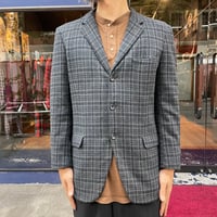 60s WOOL CHECK TAILORED JACKET [19630]