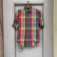 MADRAS CHECK S/S B.D SH［15770］