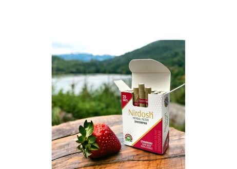 Nirdosh Herbal Filter Dhoompan【ストロベリー】