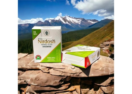 Nirdosh Herbal Filter Dhoompan【ダブルアップル】