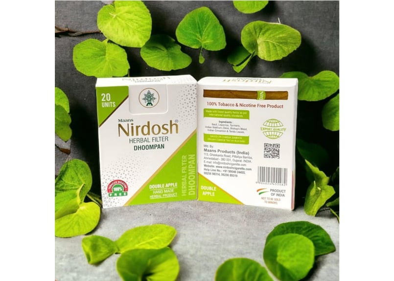Nirdosh Herbal Filter Dhoompan【ダブルアップル】 | Organ