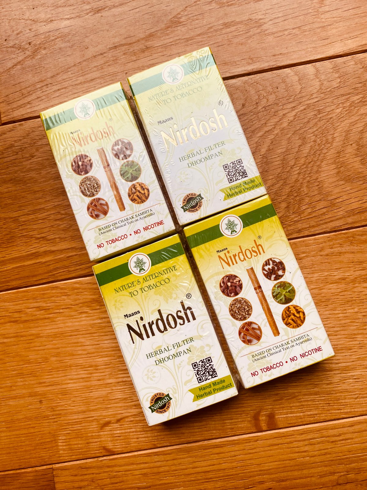 Nirdosh ニルドーシュ 10本入 4箱set | Organic Smoke