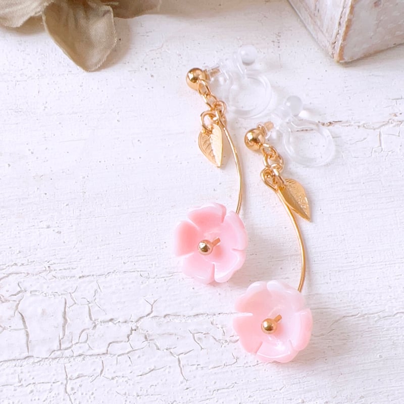 アンデルヨン　桜イヤリング 桜の耳飾り | アンデルヨン