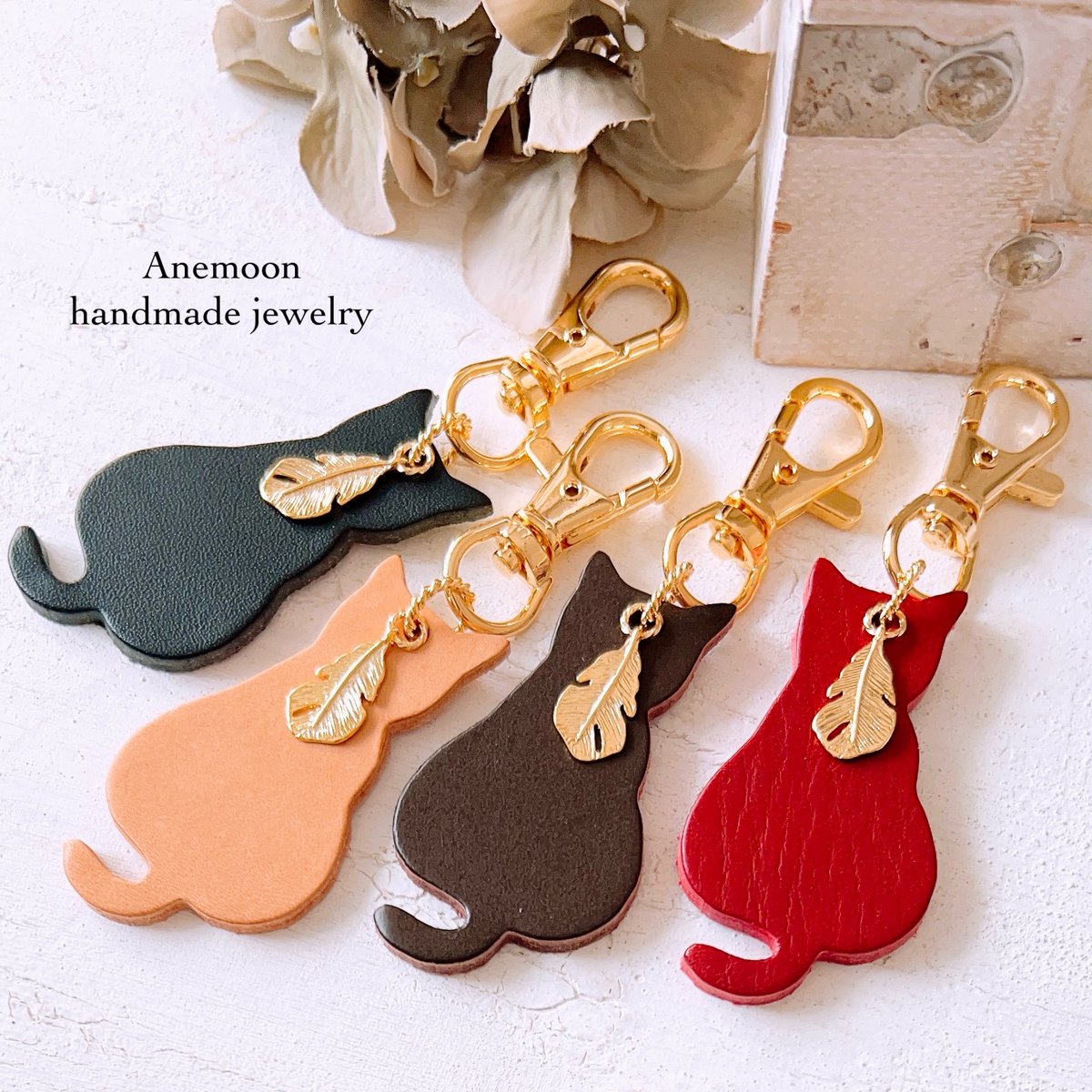 エルメス ねこキーホルダー ☆美品 希少 エルメス 猫 チャーム