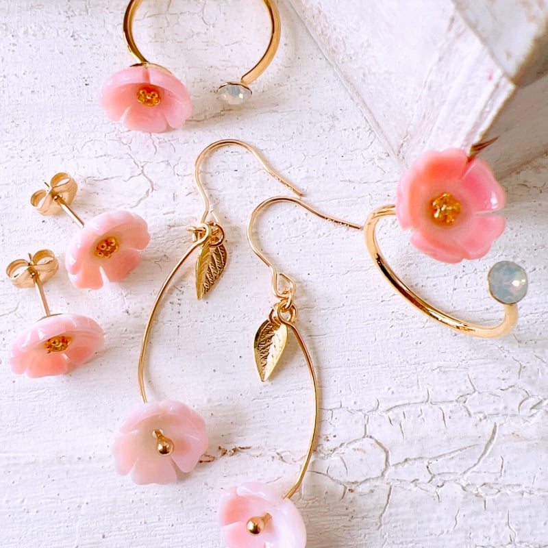 桜リング 約10号フリーサイズ / Sakura Ring🌸 size free 高品質