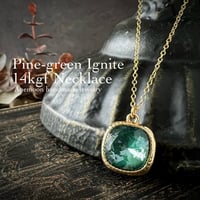 【Pine-green ignite 14kgf necklace】 約40cm