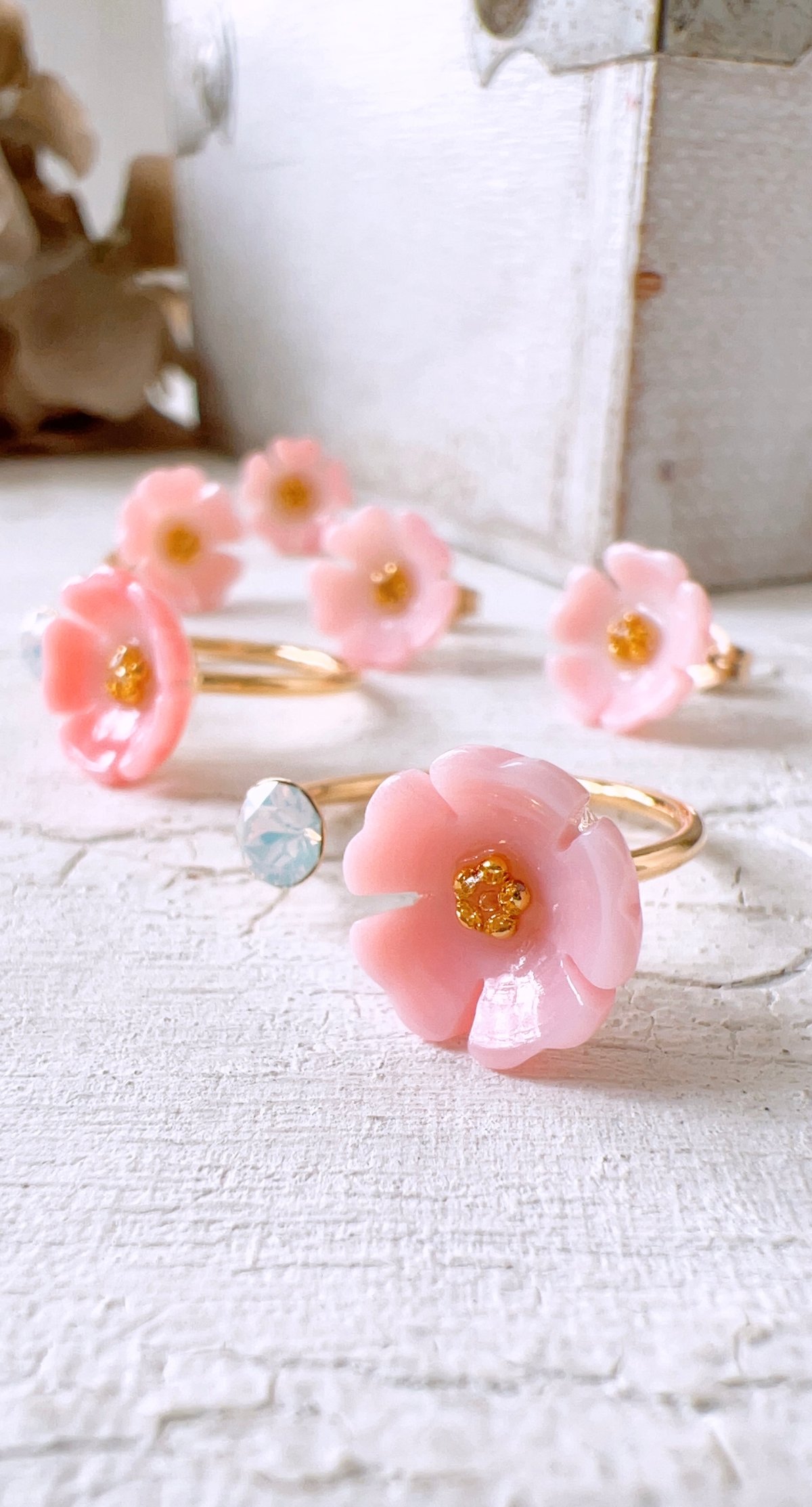 桜リング 約10号フリーサイズ / Sakura Ring🌸 size free 高品質 桜リング 約10号フリーサイズ / Sakura Ring🌸 size free 高品質
