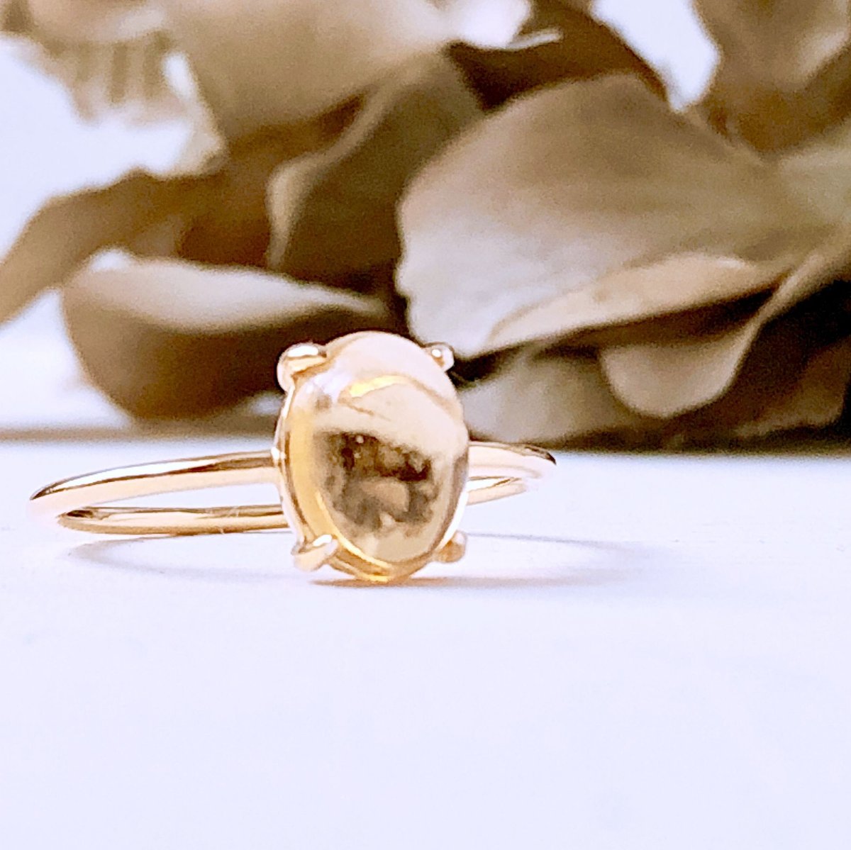 ぴの14kシトリンリング オーバルカットとても綺麗です。お値引きしました。 ぴの様専用14kシトリンリング オーバルカットとても綺麗です。お