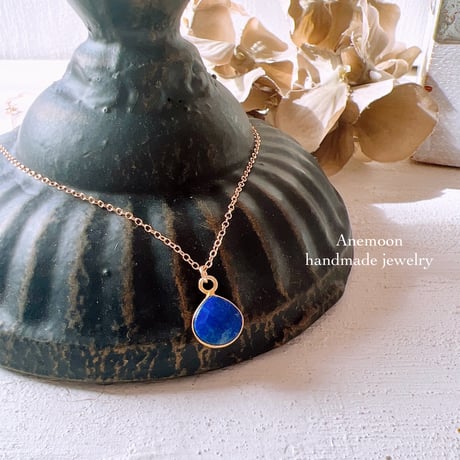 アフガニスタン産ラピスラズリpierce/earring 12月誕生石 約9×9mm lapis lazuli