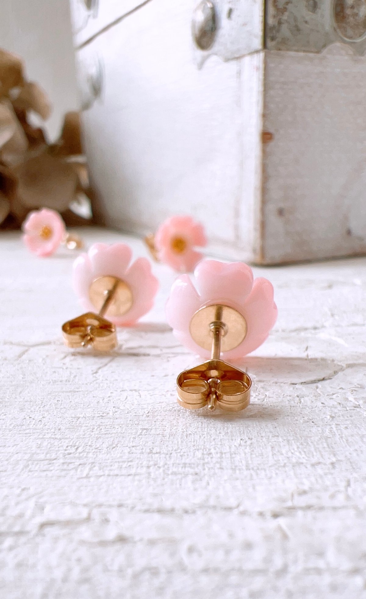 桜ピアス 14kgf製 / Sakura Pierce🌸 高品質クイーンコンク 桜ピアス 14kgf製 / Sakura Pierce🌸 高品質クイーンコンク
