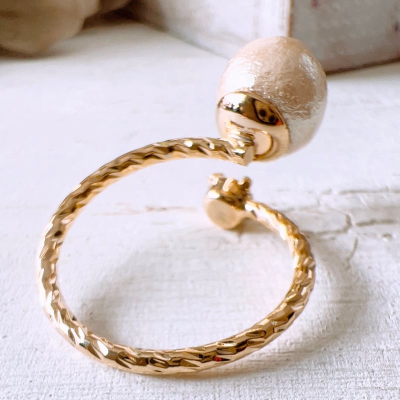 コットンパールエレガントリング 約11号 8mmコットンパール | Anemoon