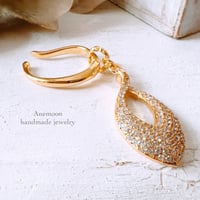 マーキスドロップイヤーカフ earcuff ゴールド 片耳用
