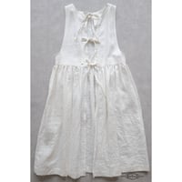 order：後ろリボンのエプロンワンピース（後あきタイプ）（12月末お届け）