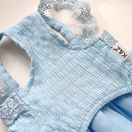 【即納】k&z...iceblue fairy dress