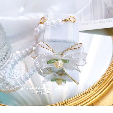【即納】wedding ring box